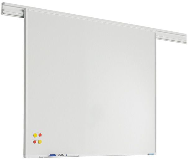 PartnerLine Rail whiteboard emailstaal wit -  60x90 cm