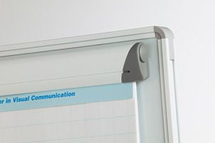 Combiflip-over RC16 wit profiel, gelakt wit/vilt grijs