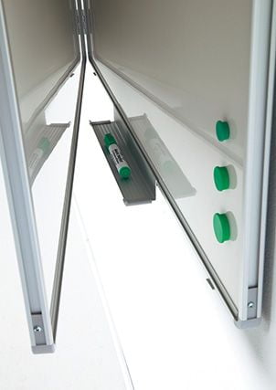 emailstaal wit - 120x90 cm