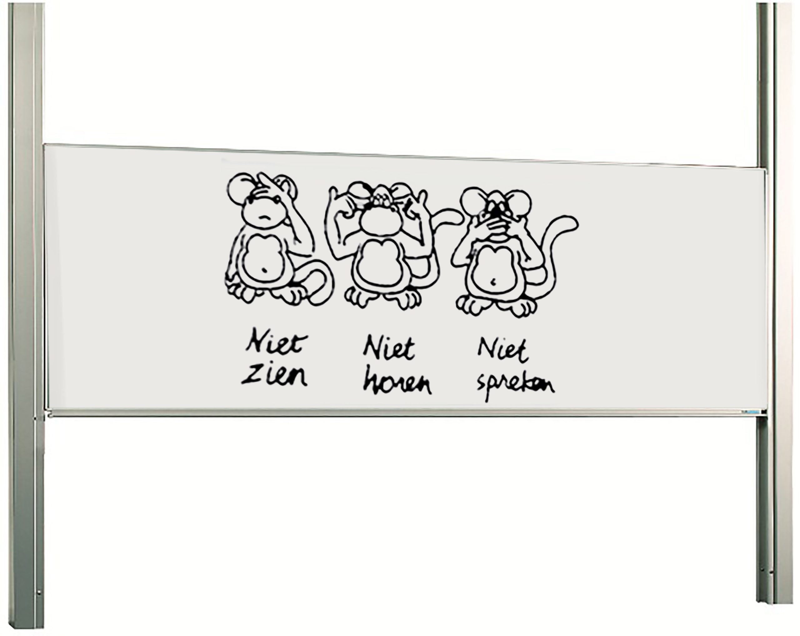 Enkelvlaksbord Softline profiel 19mm