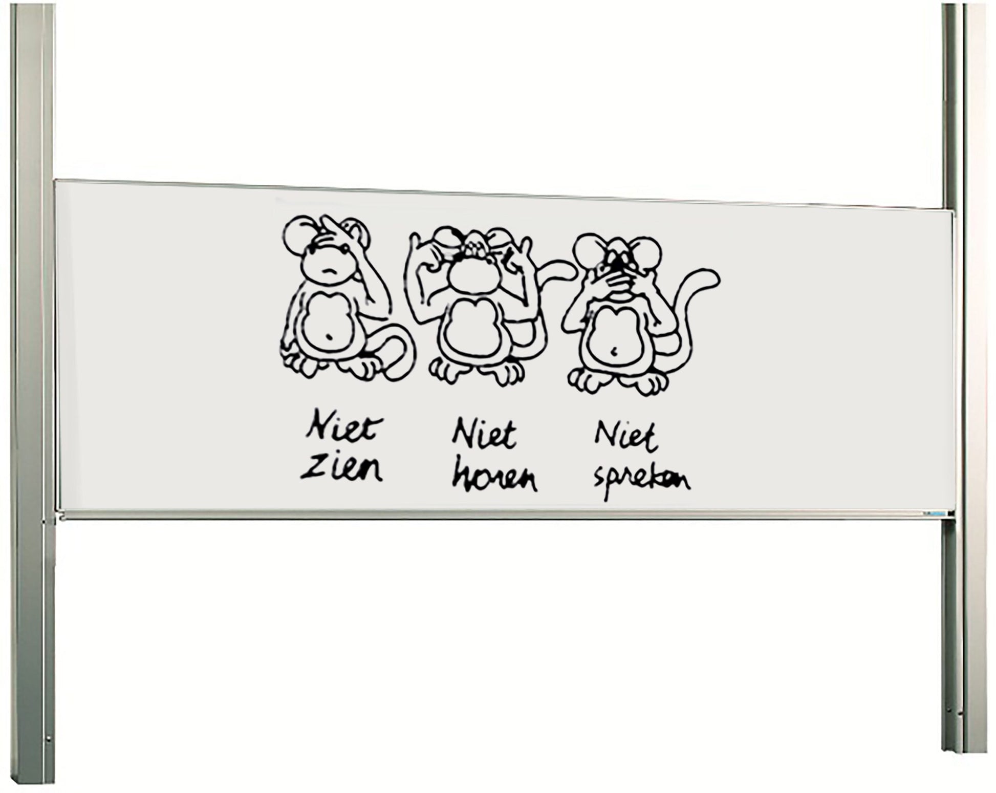 Enkelvlaksbord Softline profiel 19mm