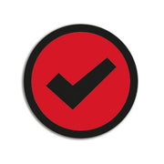 Impressiemagneetfolie 'Check'