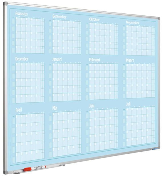Jaarplanner blauw