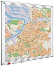 Landkaart bord Softline profiel 8mm