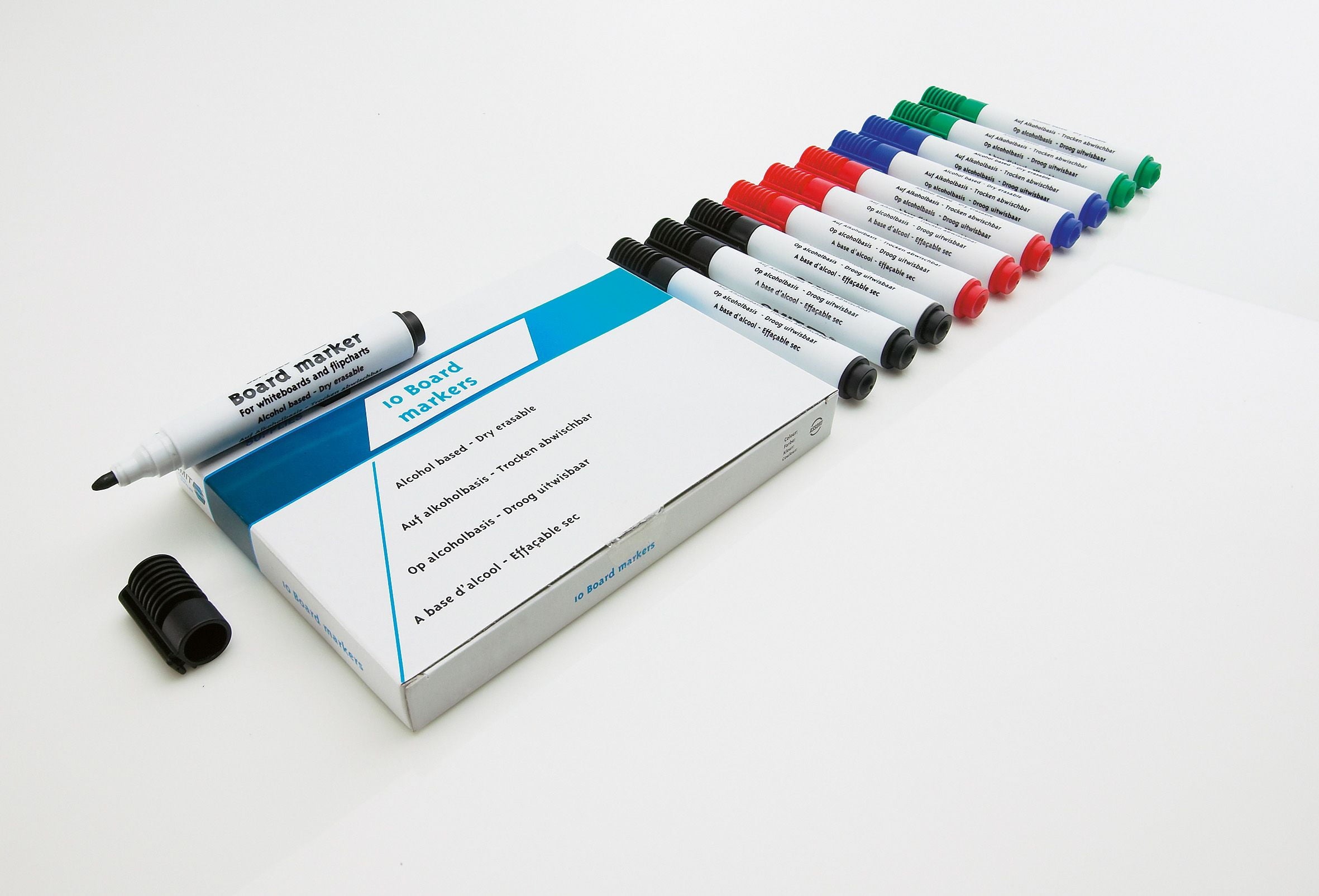 Landkaart bord Softline profiel 8mm, Brussel - 110x110 cm