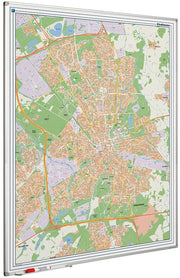 Landkaart bord Softline profiel 8mm