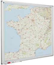 Landkaart bord Softline profiel 8mm