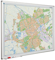 Landkaart bord Softline profiel 8mm