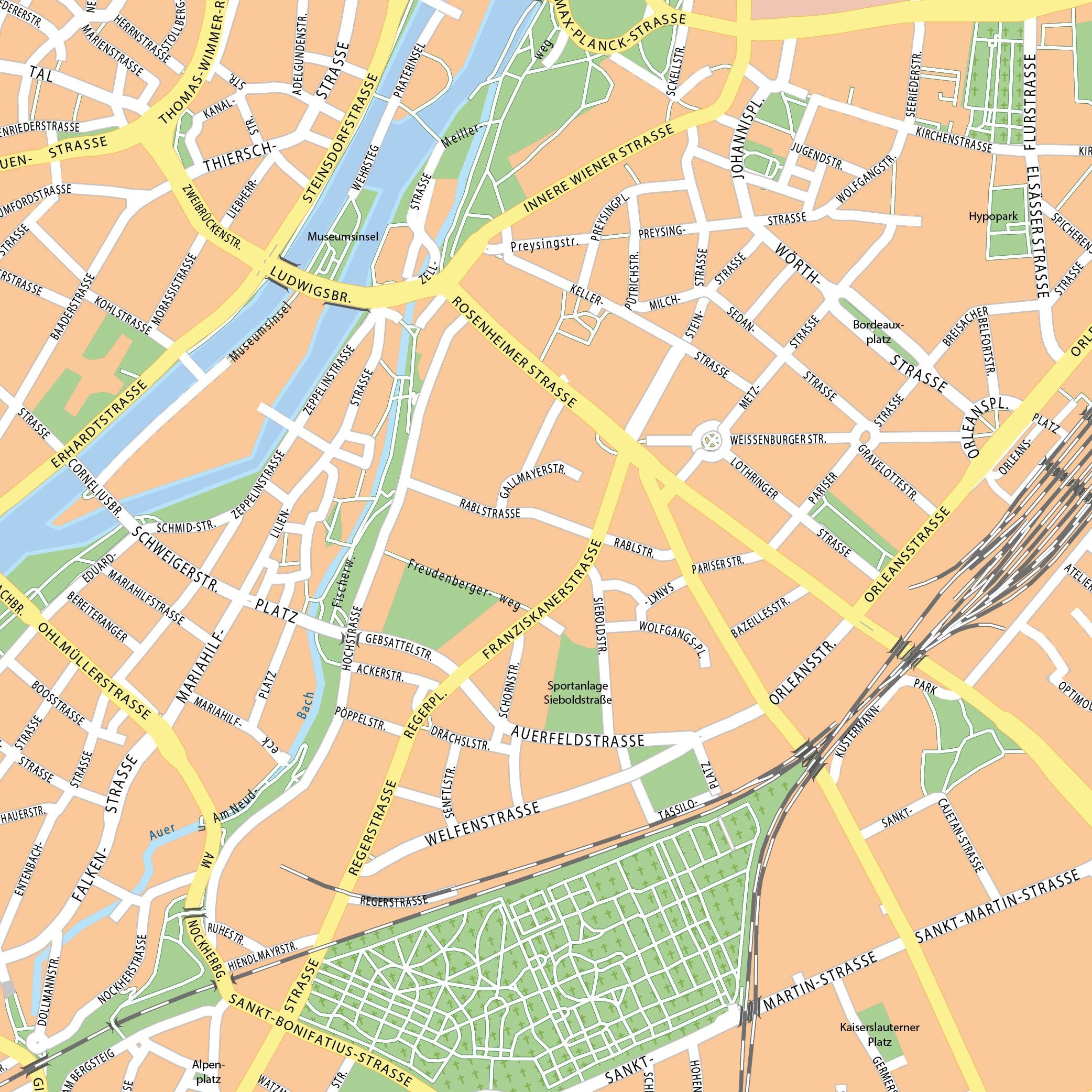 München - 110x110 cm