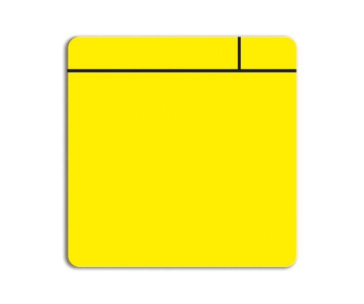Magneetfolie Scrum geel