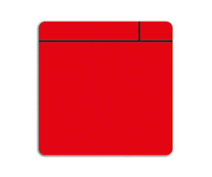 Maestro Rood Magneetfolie Scrum rood, set van 5 stuks - 75x75x0,85 mm – Whiteboard ...