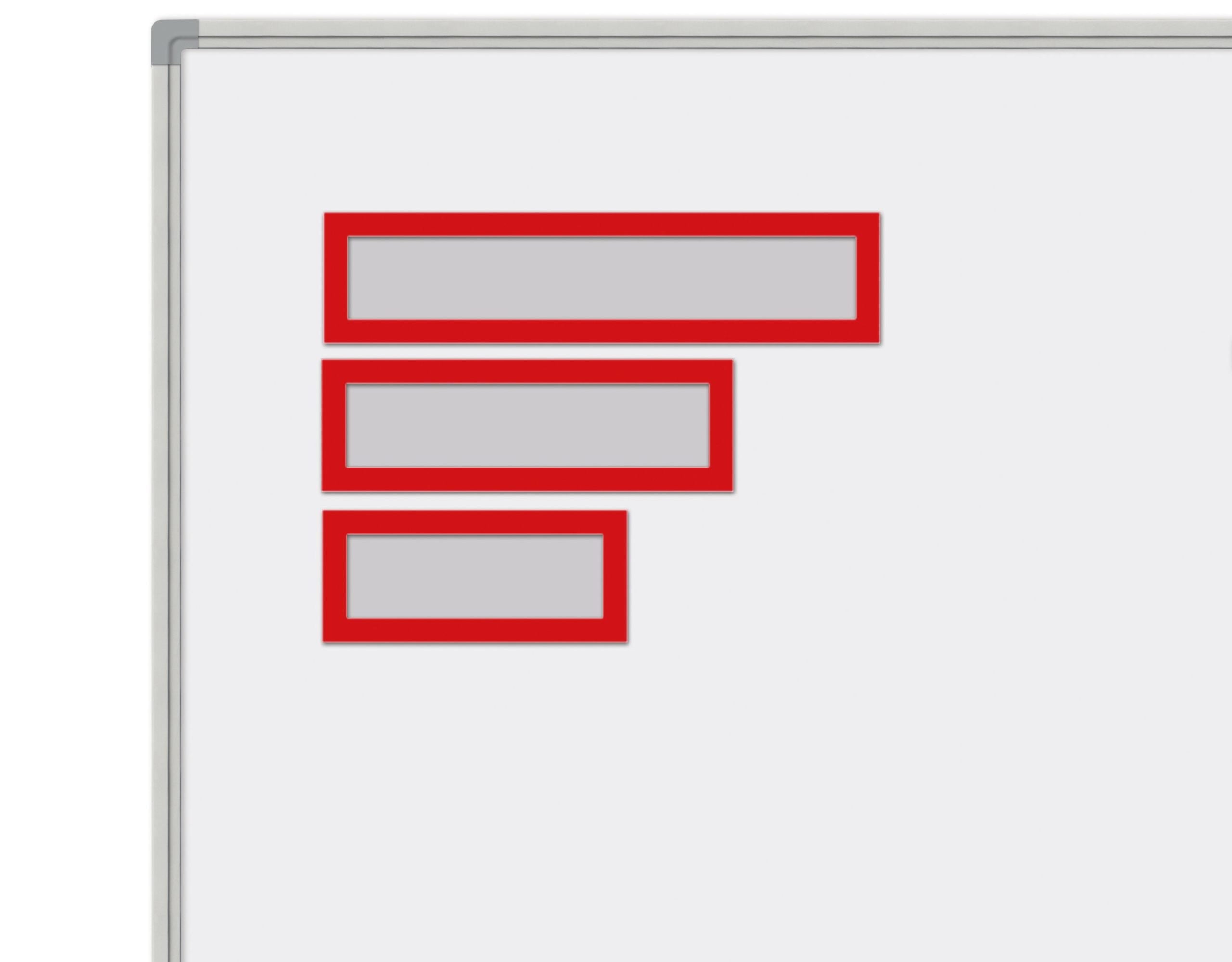 Magnetische headers rood