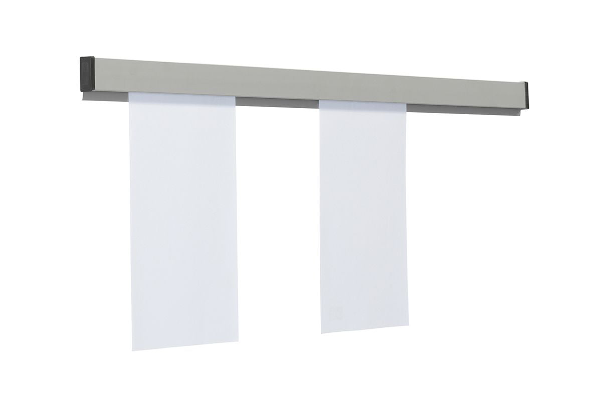 Paperrail aluminium grijs -  100 cm