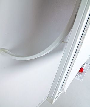 PartnerLine Rail flip-over emailstaal wit