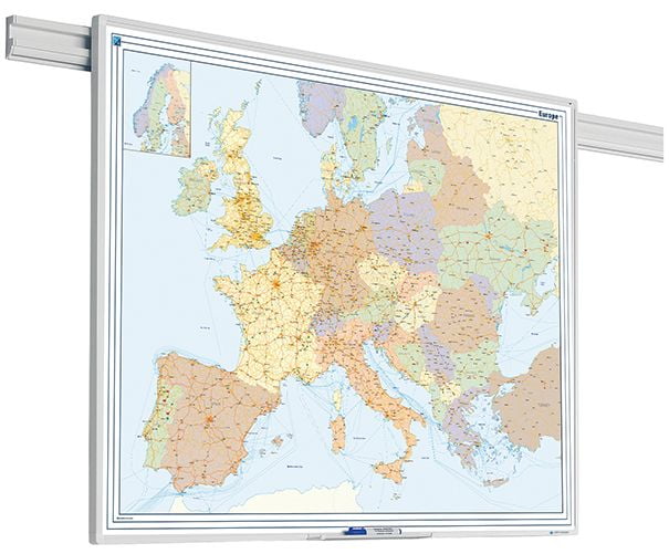 PartnerLine Rail landkaart Europa