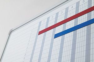 Planbord Softline profiel 8mm 53 Weken - 60x120 cm