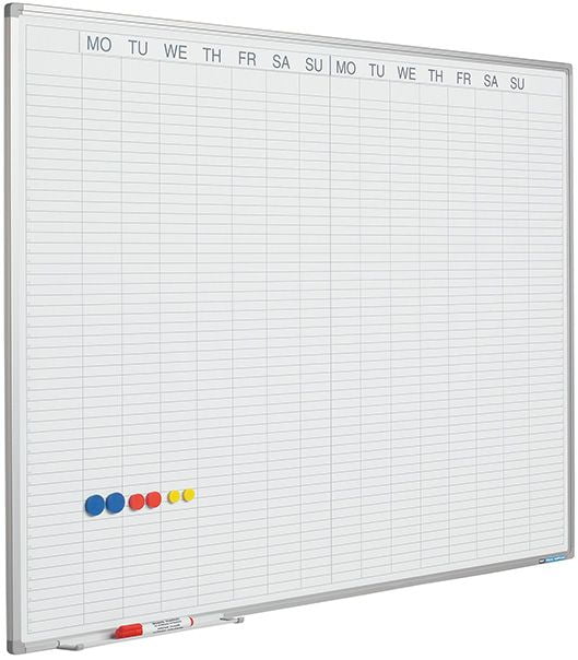 Planbord Softline profiel 8mm Dubbele week