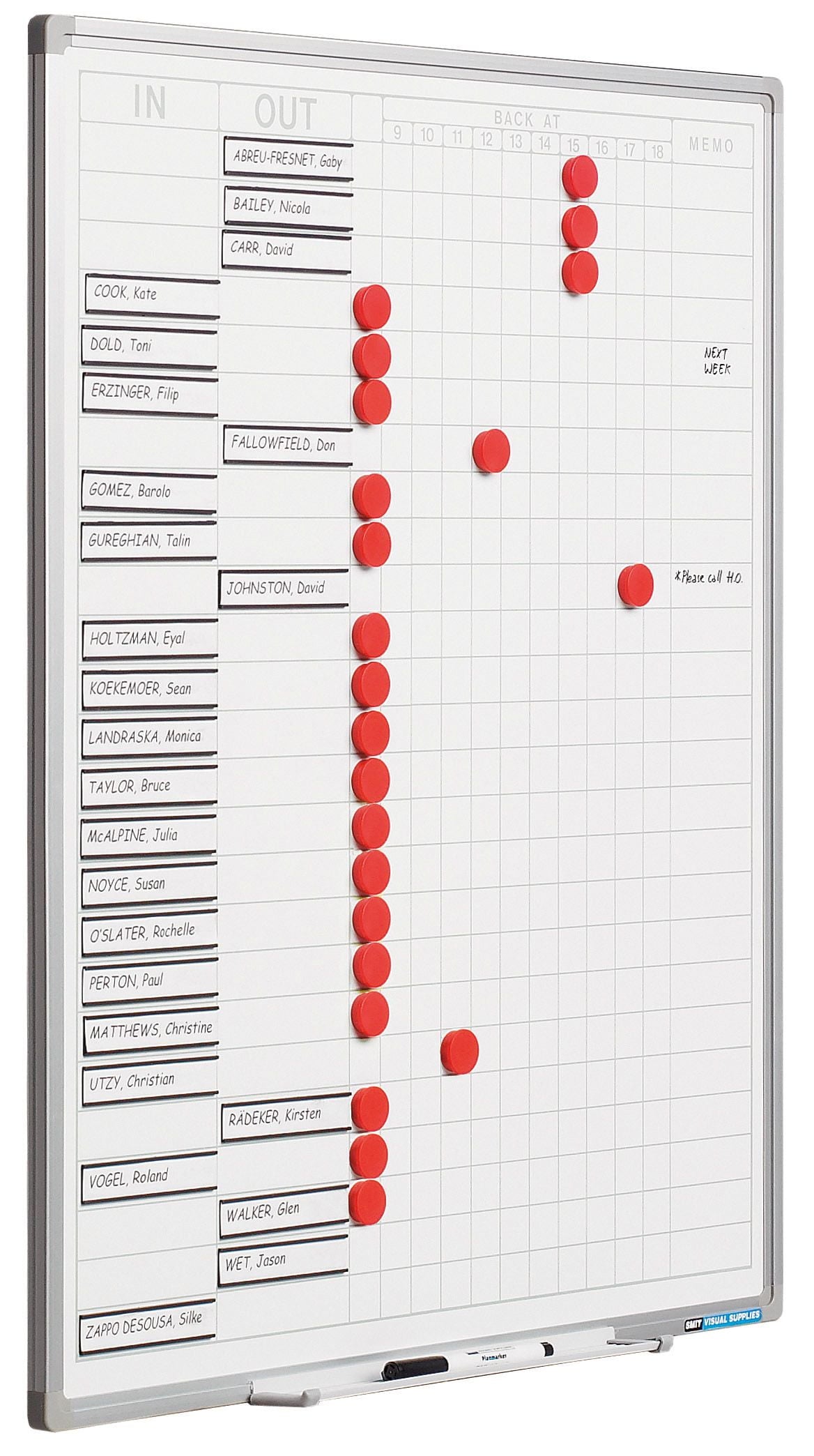 Presentiebord Softline profiel 8mm