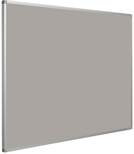 Prikbord Softline profiel 16mm bulletin Grijs - 120x180 cm
