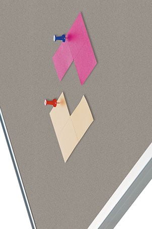 Prikbord Softline profiel 16mm bulletin Grijs - 120x300 cm