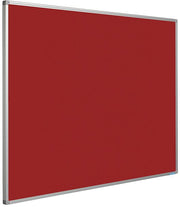 Prikbord Softline profiel 16mm bulletin Rood - 120x300 cm
