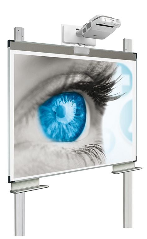 Projectiebord Extraflat voor interactieve touch beamers