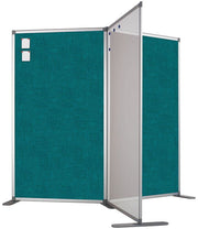 Scheidingswand dubbelzijdig prikbord Type "Accent" AK001 Ratio - 180x80 cm