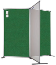 Scheidingswand dubbelzijdig prikbord Type "Accent" AK003 Fraction - 110x120 cm