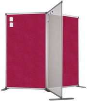 Scheidingswand dubbelzijdig prikbord Type "Accent" AK013 Substract - 140x80 cm