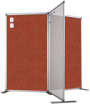 Scheidingswand dubbelzijdig prikbord Type "Accent" AK015 Divide - 140x80 cm