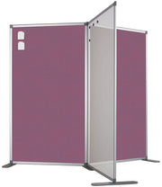 Scheidingswand dubbelzijdig prikbord Type "Pastel" YS102 Bridgetown - 110x100 cm