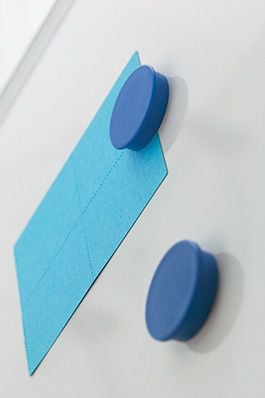 emailstaal wit - 90x180 cm