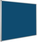 Prikbord Softline profiel 16mm bulletin Blauw - 120x180 cm