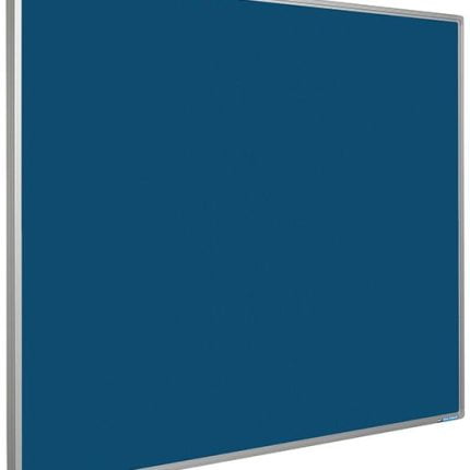 Prikbord Softline profiel 16mm bulletin Blauw - 120x300 cm